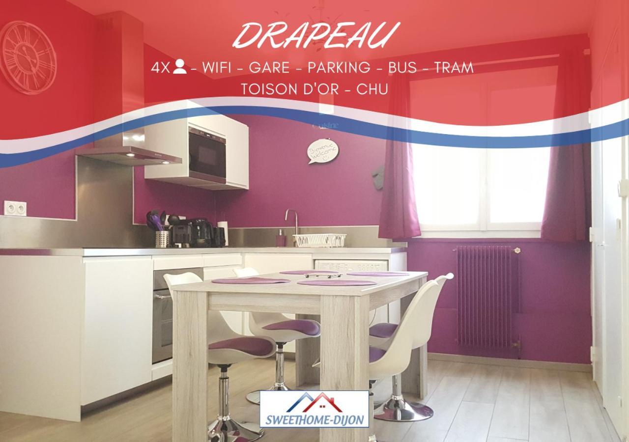 Sweethome Dijon - Drapeau Exterior foto